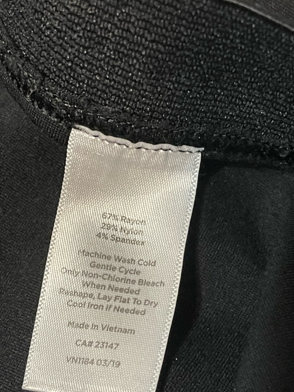 Talbots Black High-Rise Leggings - Picture 4 of 8